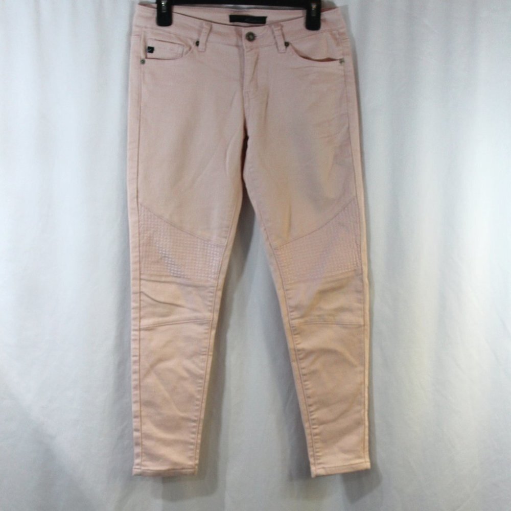 KanCan Light Pink‎ Skinny Ankle Moto Jeans